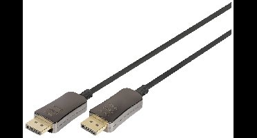 Digitus AK-340107-150-S DisplayPort-kabel DisplayPort / Glasvezel Aansluitkabel DisplayPort-stekker, DisplayPort-stekker 15.00 m Zwart 8K UHD
