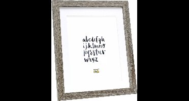 Deknudt S66KH3P1_30,0X45 Wissellijst Papierformaat: 30 x 45 cm (b x h x d) 48.20 x 33.20 x 1.50 cm Grijs