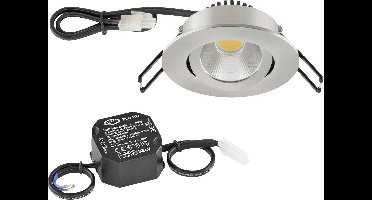 EVN PC20N61302 PC20N61302 LED-inbouwlamp LED LED vast ingebouwd 6 W RVS