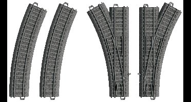 Märklin World 23401 H0 My World - kunststof rails wisselset