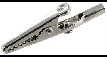 econ connect AK40M Grijpklem Zilver Klembereik (max.): 10 mm 1 stuk(s) Bulk