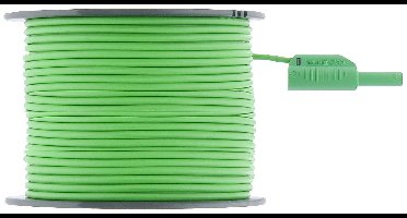 Metrel A 1163 Veiligheidsmeetsnoer Bananenstekker 4 mm Bananenstekker 4 mm 50 m Groen 1 stuk(s)