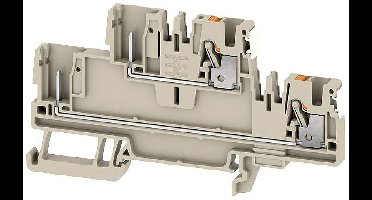 Weidmüller 2675910000 Doorgangsserieklem Steekaansluiting Beige 50 stuk(s)