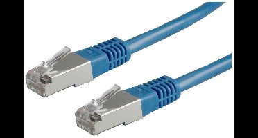 ROLINE patchkabel Cat.5e (Klasse D) SF/UTP, blauw, 3 m