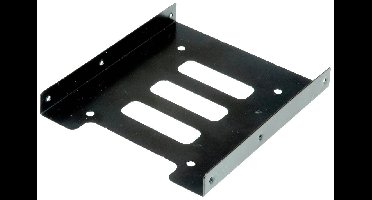 ROLINE montage adapter, 3,5 inch frame, voor 1x 2,5 HDD/SSD, metaal, zwart