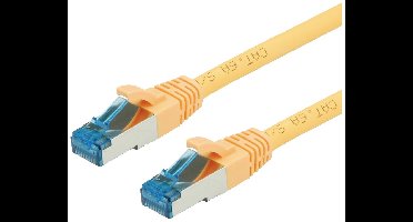VALUE Patchkabel Kat.6A (Class EA) S/FTP (PiMF), LSOH, geel, 10 m