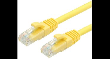 VALUE UTP Cat.6 (Class E) patchkabel, LS0H, geel, 1 m