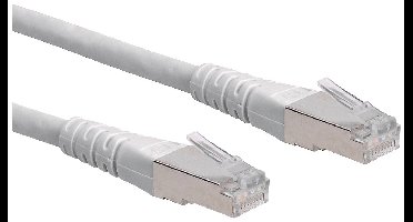 ROLINE patchkabel Cat.6 (Klasse E) S/FTP (PiMF), grijs, 0,3 m