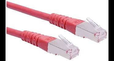 ROLINE patchkabel Cat.6 (Klasse E) S/FTP (PiMF), rood, 0,3 m