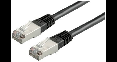 ROLINE patchkabel Cat.5e (Klasse D) SF/UTP, zwart, 3 m