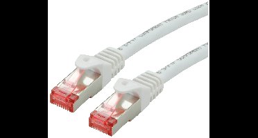 ROLINE patchkabel Cat.6 S/FTP (PiMF), componentniveau, LSOH, wit, 1 m