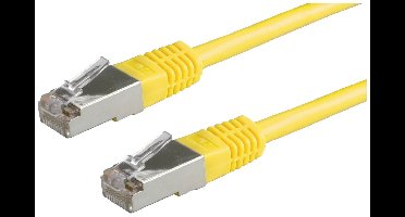 ROLINE patchkabel Cat.5e (Klasse D) SF/UTP, geel, 1 m