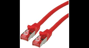 ROLINE patchkabel Cat.6 S/FTP (PiMF), componentniveau, LSOH, rood, 1,5 m