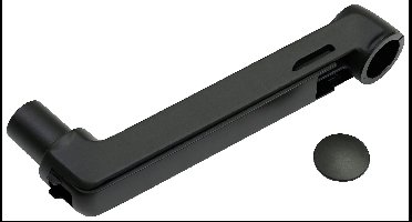 Ergotron Verlengingsarm Geschikt voor serie: Ergotron LX-monitorarm Zwart