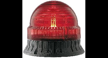 Grothe Flitslamp LED MBZ 8412 38412 Rood Flitslicht, Continu licht 12 V, 24 V