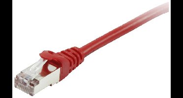 Equip 605520 RJ45 Netwerkkabel, patchkabel CAT 6 S/FTP 1.00 m Rood Vergulde steekcontacten 1 stuk(s)