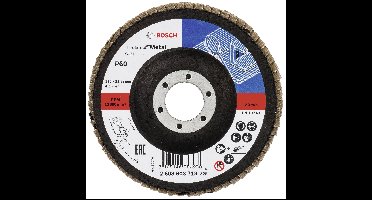 Bosch Accessories 2608603713 X431 Lamellenschijf Diameter 115 mm Boordiameter 22.33 mm Korrelgrootte (num) 60 Staal 1 stuk(s)