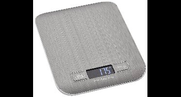 TFA Dostmann AMARETTI Keukenweegschaal Digitaal Weegbereik (max.)=10000 g Zilver 140 x 180 x 20