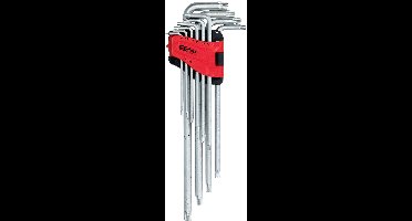 KS Tools 151.4800 TX Haakse schroevendraaierset TB 8, TB 10, TB 15, TB 20, TB 25, TB 27, TB 30, TB 40, TB 45, TB 50 10-delig