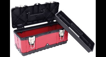 KS Tools 850.0355 8500355 Gereedschapskist (leeg) Kunststof, Plaatstaal Zwart-rood