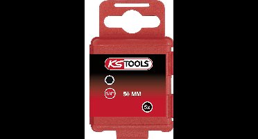 KS Tools 911.2804 911.2804 Inbus-bit Aandrijving: 1/4 (6,3 mm) Uitvoering: Zeskant 2 mm 50 mm
