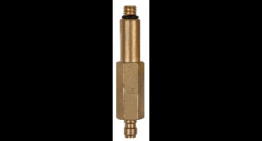 KS Tools 150.2345 Adapterstuk (lang) M8x1,0 buitenschroefdraad en 1/4 slangaansluiting met afdichtring