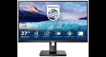 Philips Monitore MMD 272S1M/00 LED-monitor Energielabel E (A - G) 68.6 cm (27 inch) 1920 x 1080 Pixel 16:9 4 ms HDMI, DisplayPort VA LCD