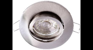 Deko Light Alioth 110028 Plafondinbouwring LED, Halogeen GU5.3, MR16 35 W Zilver