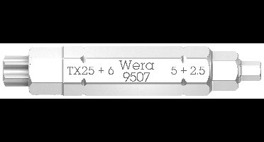 Wera 9507 SB 4-in-1 Bit 2 05073202001 Inbus-bit 1 stuks Inbus