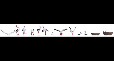 NOCH 15776 H0 Ooievaars figuren Kant-en-klaar model