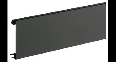 Hager BR08029011 Kabelgoot Bovenstuk (l x b) 2000 mm x 80 mm Antraciet 2 m
