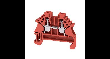 Weidmüller 2896090000 Doorgangsklem Schroeven Rood 100 stuk(s)