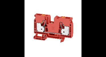 Weidmüller 2876660000 Doorgangsklem Push-In-klem, Steekaansluiting Rood 25 stuk(s)