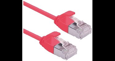 ROLINE F/UTP DataCenter Patchkabel Cat.6A (Class EA), LSOH, extra dun, rood, 5 m