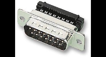 MH Connectors MH10552 D-sub male connector Aantal polen: 15 1 stuk(s)