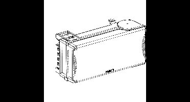 Schneider Electric KSB100SE4 KS-uitgangskast, 100A, 3L+N+PE, voor zekeringen NH00 Verdeelkastaccessoire Wit 1 stuk(s)