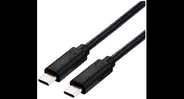 VALUE USB4 Gen3x2 Kabel, C-C, M/M, 8K UHD-2, 40Gbit/s, 100W, zwart, 0,5 m