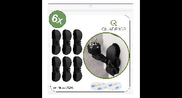 Quadrios 23CA245 Kabelhouder Zelfklevend 23CA245 Zwart 6 stuk(s)