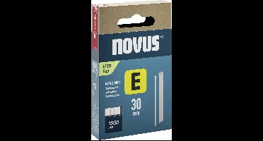 Novus Tools 044-0092 Nagels voor tacker Type J Afmeting, lengte 30 mm 1000 stuk(s)