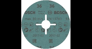 Bosch Accessories 2608621610 Fiberschijf Diameter 125 mm Korrelgrootte (num): 36 1 stuk(s)