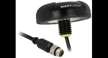 Navilock NL-3331 M8 GPS-ontvanger Voertuigtracker Zwart 1 stuk(s)