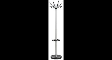 Maul Staande kapstok 9408095 MAULcaligo Aantal haken: 32 (Ø x h) 46 cm x 175.2 cm Staal Zilver, Zwart 1 stuk(s)