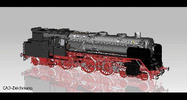 Piko H0 50704 H0 stoomlocomotief BR 62 van de DR