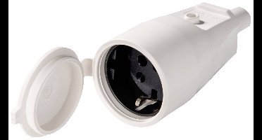 Martin Kaiser 552/kws Koppeling met randaarde PVC 250 V Kalkwit IP44