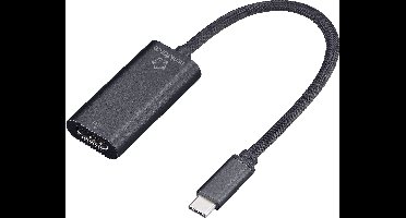 Renkforce RF-6700428 USB-C / HDMI Adapter [1x USB-C stekker - 1x HDMI-bus] Zwart 15 cm