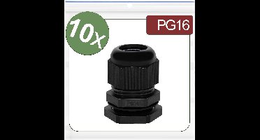 Quadrios 24CA382 Wartel PG16 Polyamide Zwart 10 stuk(s)