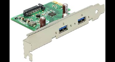 Delock 89391 PCI Express kaart USB-A 3.2 Gen 1 PCIe