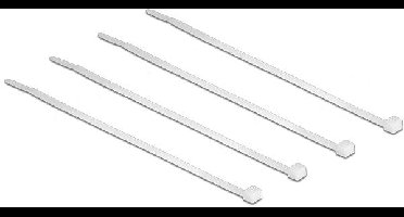 Delock 18605 Kabelbinder 100 mm 2.5 mm Transparant 100 stuk(s)