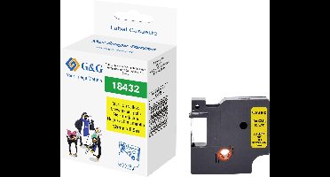 G&G Labeltape Vinyl Tapekleur: Geel Tekstkleur: Zwart 12 mm 5.5 m