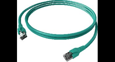Easylan CP1KTBTBT0030 RJ45 Netwerkkabel, patchkabel CAT 6A S/FTP 3 m Turquoise Afgeschermd (dubbel), Halogeenvrij, Vlambestendig 1 stuk(s)
